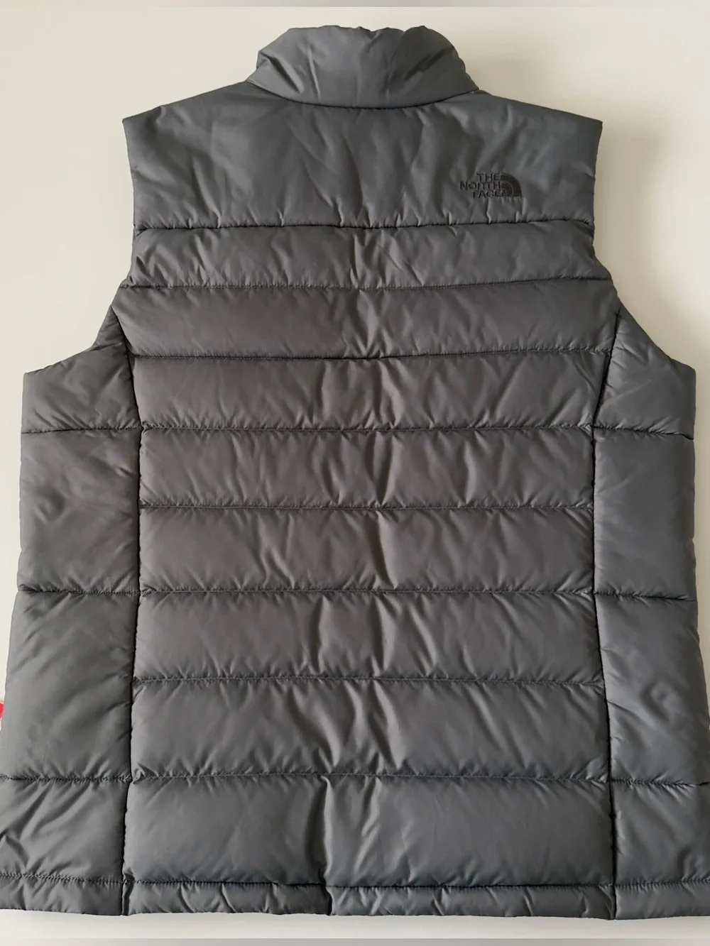 The North Face 550 Quilted Puffer Aconcagua Vest Men's M Full Zip Gray Gorpcore